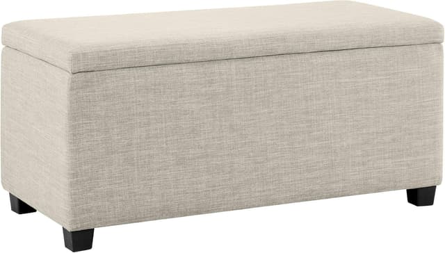Upholstered Storage Ottoman Bench